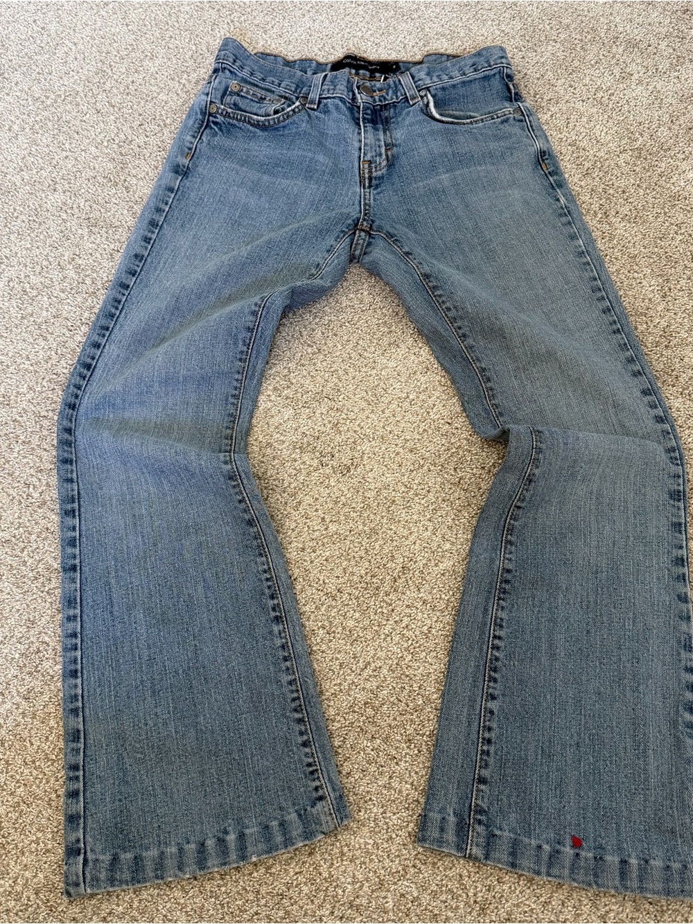 Vintage Y2K Calvin Klein low rise Light Wash Straight Leg Jeans